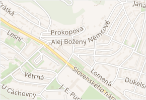 Spojovací v obci Most - mapa ulice
