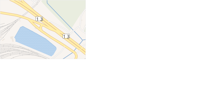 Teplárenská v obci Most - mapa ulice