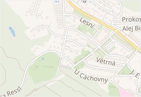 U Náraziště v obci Most - mapa ulice