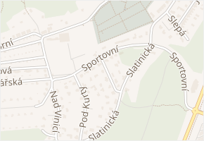 V Břízách v obci Most - mapa ulice