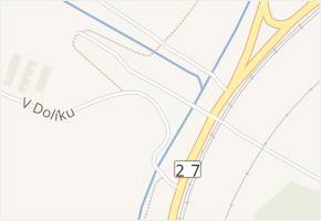V Dolíku v obci Most - mapa ulice