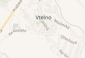 V Kopečku v obci Most - mapa ulice