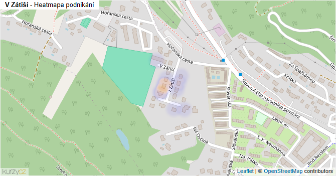 V Zátiší - mapa podnikání