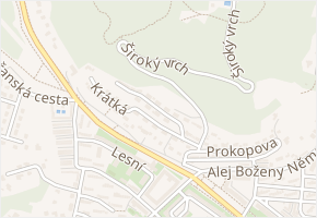 Za Špačkárnou v obci Most - mapa ulice