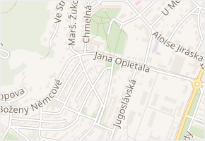 Za Zámeckým dvorem v obci Most - mapa ulice