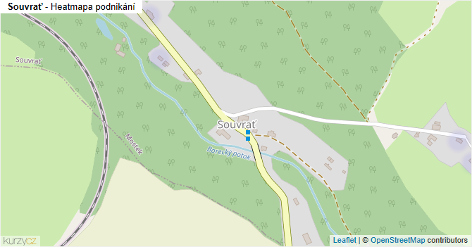 Souvrať - mapa podnikání