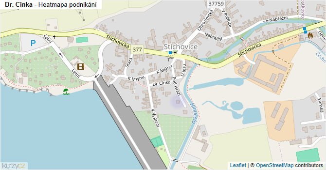 Dr. Cinka - mapa podnikání