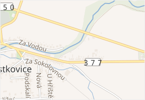 Kukov v obci Mostkovice - mapa ulice