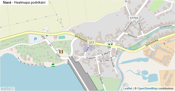 Stará - mapa podnikání