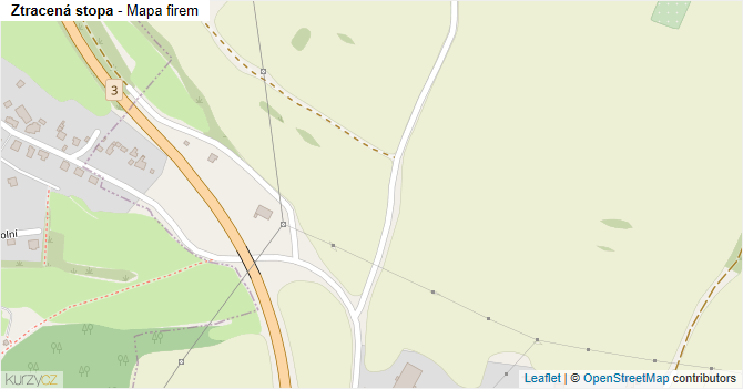 Ztracená stopa - mapa firem