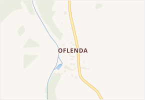 Oflenda v obci Mrákotín - mapa části obce