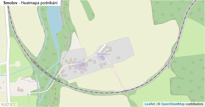 Smolov - mapa podnikání