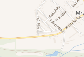 Hovorčovická v obci Mratín - mapa ulice