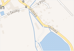 Služská v obci Mratín - mapa ulice