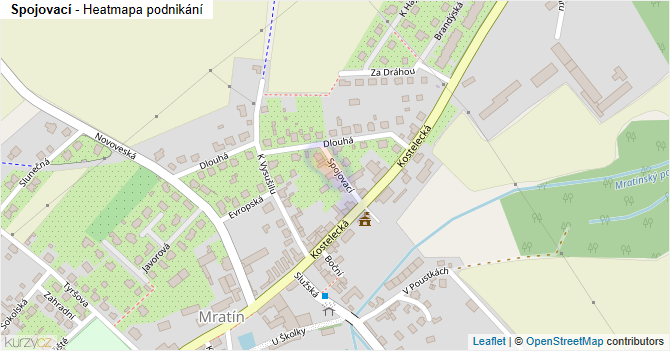 Spojovací - mapa podnikání
