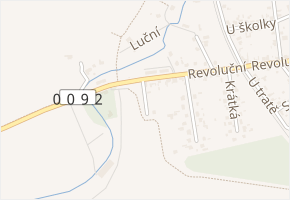 Třešňová v obci Mratín - mapa ulice