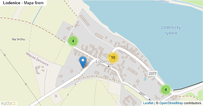 Lodenice - mapa firem