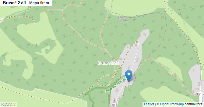 Brusné 2.díl - mapa firem
