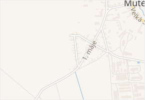 5. května v obci Mutějovice - mapa ulice