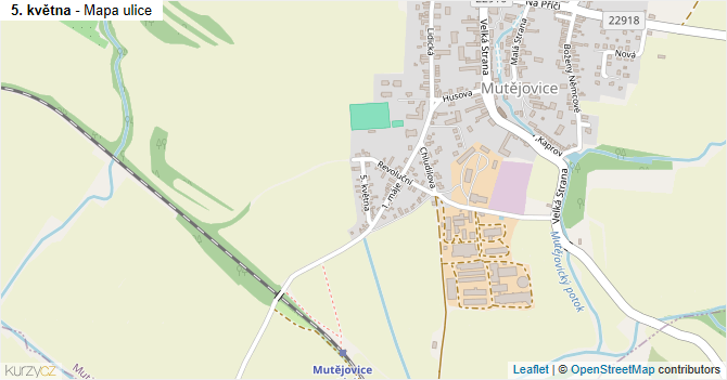 5. května - mapa ulice