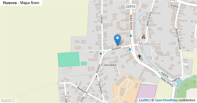 Husova - mapa firem