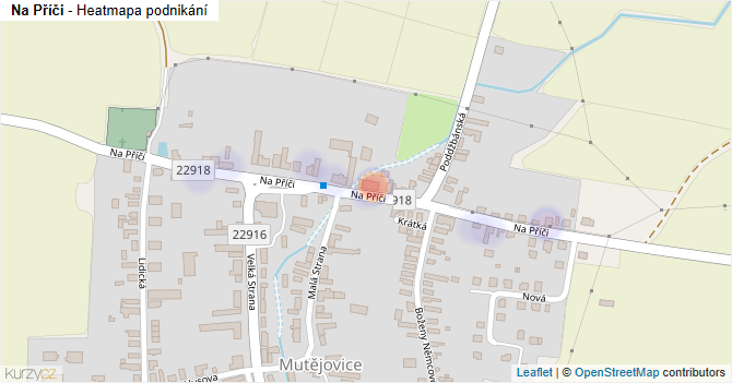Na Příči - mapa podnikání