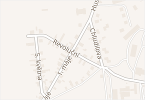 Revoluční v obci Mutějovice - mapa ulice