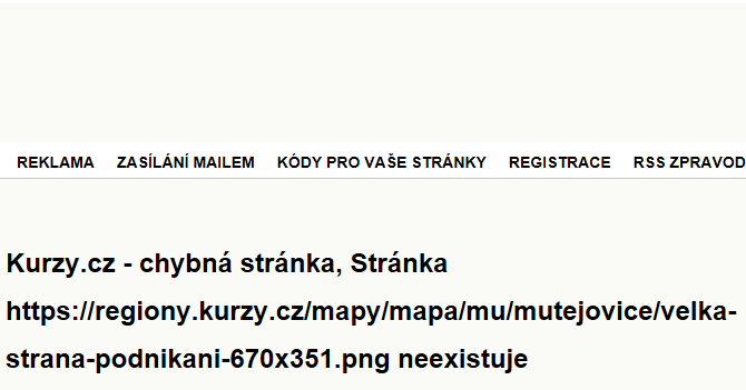 Velká Strana - mapa podnikání