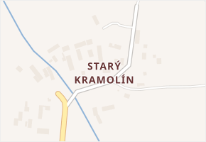 Starý Kramolín v obci Mutěnín - mapa části obce