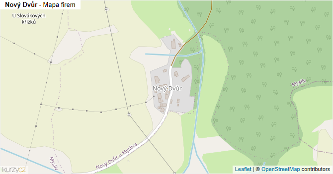 Nový Dvůr - mapa firem