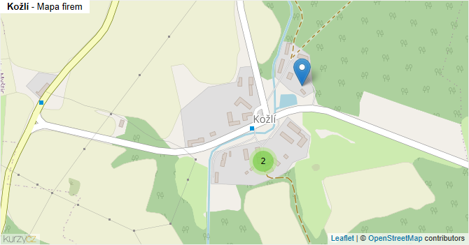 Kožlí - mapa firem