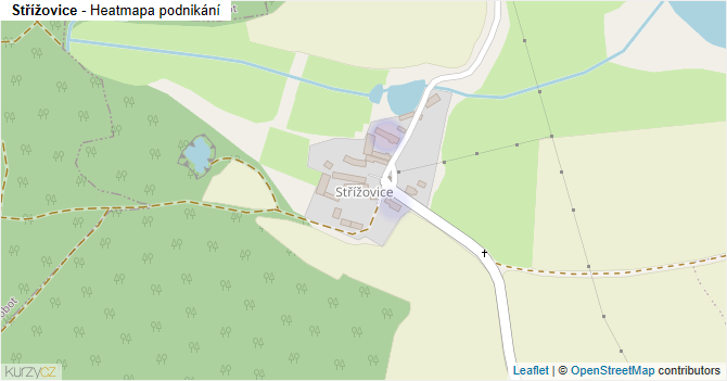 Střížovice - mapa podnikání