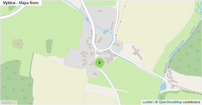 Výšice - mapa firem