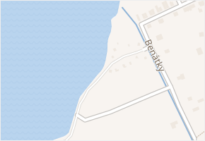 Benátky v obci Mýto - mapa ulice