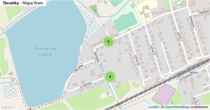 Benátky - mapa firem