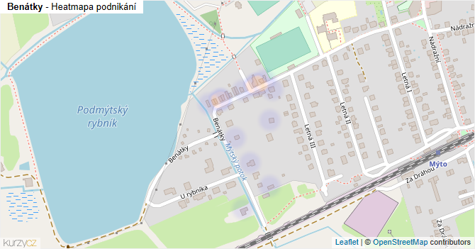 Benátky - mapa podnikání