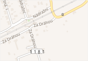 Za dráhou v obci Mýto - mapa ulice