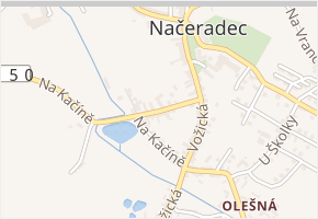 Kučerka v obci Načeradec - mapa ulice