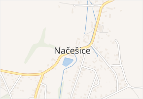 Načešice v obci Načešice - mapa části obce