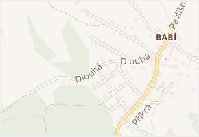 Dlouhá v obci Náchod - mapa ulice
