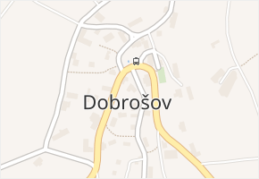 Dobrošov v obci Náchod - mapa části obce