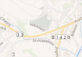 Hřbitovní v obci Náchod - mapa ulice
