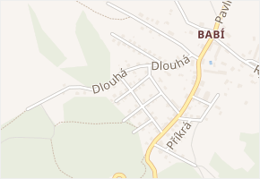 Hrušková v obci Náchod - mapa ulice