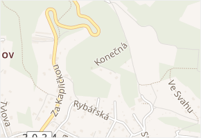 Konečná v obci Náchod - mapa ulice