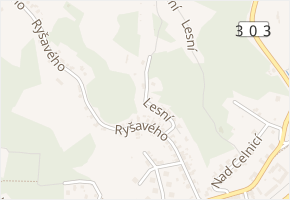Lesní v obci Náchod - mapa ulice