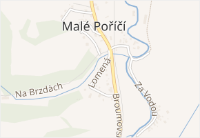 Lomená v obci Náchod - mapa ulice