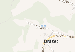 Luční v obci Náchod - mapa ulice