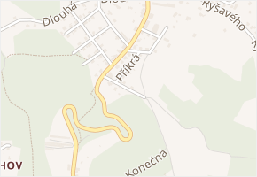 Modřínová v obci Náchod - mapa ulice
