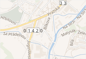 Myslbekova v obci Náchod - mapa ulice