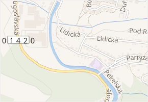 Na Skalce v obci Náchod - mapa ulice
